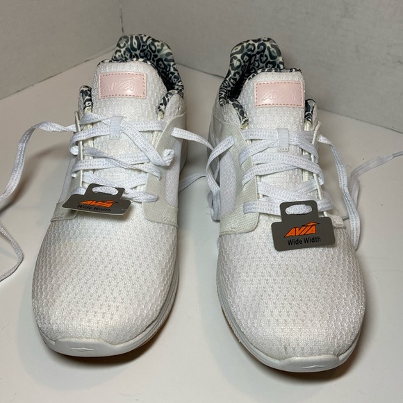 Avila White Cross-trainers in wide width - Picture 2 of 7